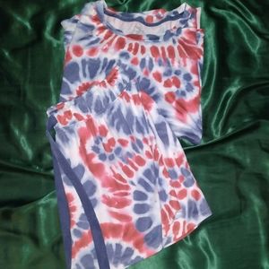 Tie dye pajama set